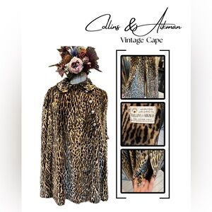 Leopard Print Cape